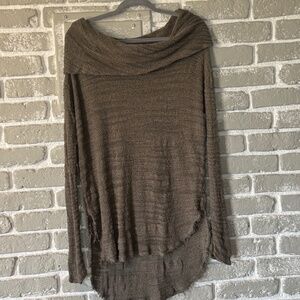 Free People cowl neck sweater